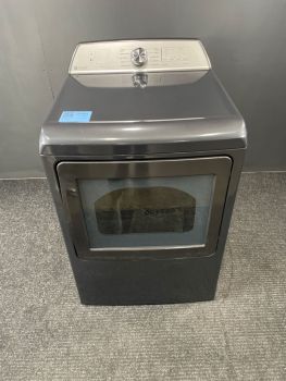 Secadora eléctrica GE Profile de 27 pulgadas y 7.4 pies cúbicos con control superior y sensor, color gris diamante - PTD60EBPRDGC