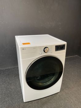 LG 7.4 Cu Ft Front Control Gas Dryer with Sensor and Steam in White - DLGX4001WC