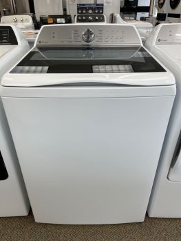 GE Profile 5.0 Cubic Ft. 28" Wide Top Load Washer Without Agitator White - PTW600BSRWS