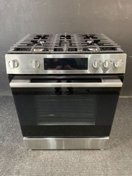 Cocina de gas independiente Bosch Serie 100 de 76 cm (30"), de acero inoxidable - HGF1050MUC