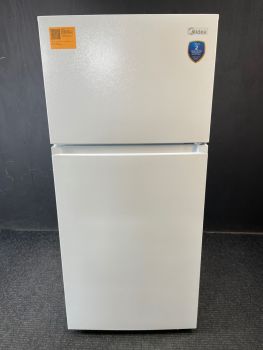 Midea 28 In 14 Cu Ft Energry Star Top Freezer Refrigerator in White NO ICEMAKER AVAILABLE - MRT14D3BWW