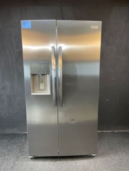 Frigidaire Gallery 22 Cu Ft 35.75" W Counter Depth Side by Side Refrigerator in PrintProof Stainless - GRSC2352AFC