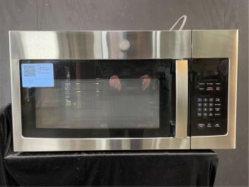 GE 1.6 Cubic Ft. Capacity 30" wide 1000W Over the Range Microwave in Stainless - JVM3162RJSSC