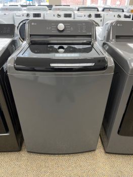LG 4.1 Cubic Ft. 27" Wide Top Load Washer With Agitator in Grey - WT6105CM