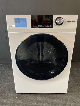 GE 24 Inch 4.3 Cu Ft Electric Front Control Dryer With Sensor in White - GFD14ESSNWWC