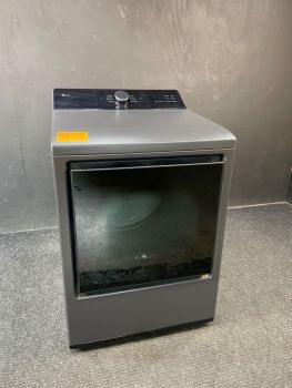 LG 7.3 Cu Ft Top Control Electric Dryer with Sensor in Matte Black - DLE8400BEC