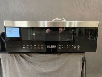 GE 1.2 Cubic Ft. Capacity 30" Wide Low Profile Over the Range Microwave in Stainless Steel - UVM9125STSSC