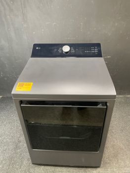 LG 7.3 Cu Ft Top Control Electric Dryer with Sensor in Matte Black - DLE8400BEC