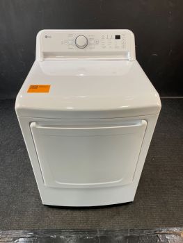 LG 7.3 Cu Ft Gas Top Control Dryer with Sensor in White - DLG7001WC