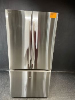 LG 33 Inch 25 Cu Ft Standard Depth Non-Dispenser French Door Refrigerator in PrintProof Stainless - LF25H6200SC