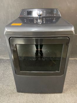 GE Profile 7.4 Cu Ft Top Control Electric Dryer with Steam in Diamond Grey - PTD70EBPTDGC