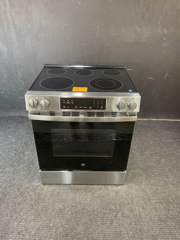 GE 30 Inch Electric Smoothtop Self Cleaning Slide In Range in Stainless Steel - GRS500PVSSC