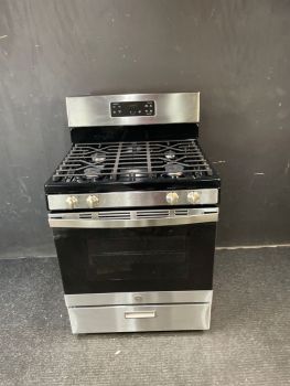 GE 30" 4 Burner Manual Clean Gas Range in Stainless Steel - JGBS61RPSS