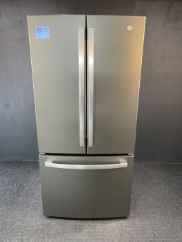 GE 19 cu ft French Door Counter Depth Non-Dispenser 33 inch Slate - GWE19JMLESC