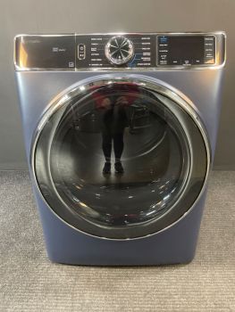 GE Profile 28 Inch 7.8 Cu Ft GAS Front Control Smart Dryer w/ Steam in sapphire blue - PFD87GSPVRSC