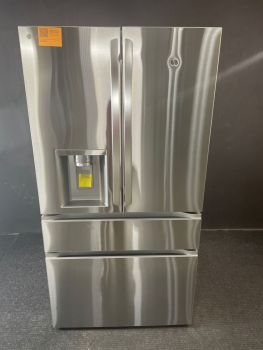 LG 36" 29 Cu ft French Door 4 Door Refrigerator with Dual IM/Convert Drawer in Print Proof Stainless - LF29H8330SC