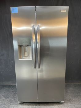 Frigidaire Gallery 22 Cu Ft 35.75" W Counter Depth Side by Side Refrigerator in PrintProof Stainless - GRSC2352AFC