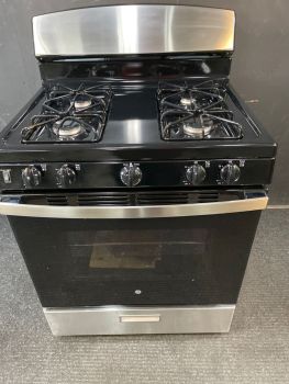 GE 30 Inch FreeStanding Manual Clean Gas Range in Stainless - JGBS30RETSS