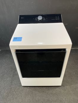 LG 7.3 Cu Ft Top Control Electric Dryer with Sensor in White - DLE8400WEC