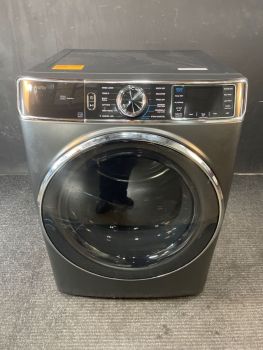 GE Profile 28 Inch 7.8 Cu Ft GAS Front Control Smart Dryer w/ Steam in Carbon Graphite - PFD95GSPWDSC