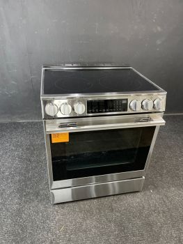 LG 30" Smart Self Clean Electric Slide In Range with InstaView/Convection/AirFry in Stainless - LSEL6335XE