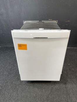 Lavavajillas Bosch Serie 300 empotrable, 61 cm de ancho, controles superiores, asa tipo cuchara, 46 decibelios, color blanco - SHS53CD2N