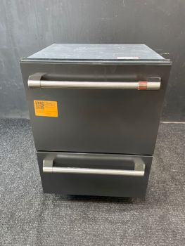 GE Cafe 24 Inch Double Drawer 49 dBA Dishwasher in Matte White - CDD420P4TW2C