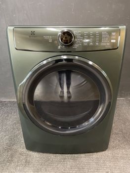 Electrolux 8.0 Cu Ft Electric Front Control Dryer with Steam in Alpine Green - ELFE7738AA