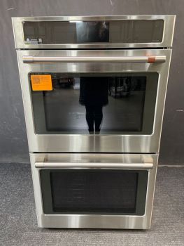 Cafe 30 Inch Smart Double Wall Oven with Convection in Stainless - CTD70DP2NS1C