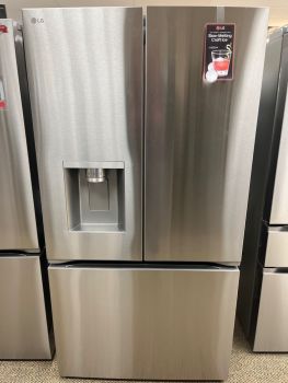 LG 25.5 Cu. Ft. PrintProof Stainless Steel Counter Depth French Door with 4 types of ice - LRYXC2606S