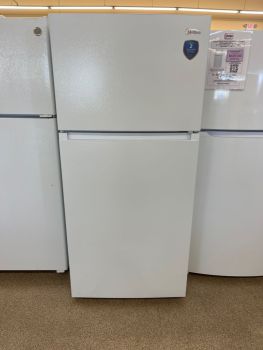 Midea 28 In 14 Cu Ft Energry Star Top Freezer Refrigerator in White NO ICEMAKER AVAILABLE - MRT14D3BWW