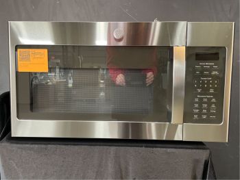 GE 1.7 Cubic Ft. 30" wide 1000W Over the Range Sensor Microwave in PrintResistant Stainless - JVM6175YKFSC