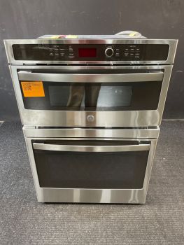 GE 30" Microwave/Oven Combination Wall Oven in Stainless - JT3800SHSSC