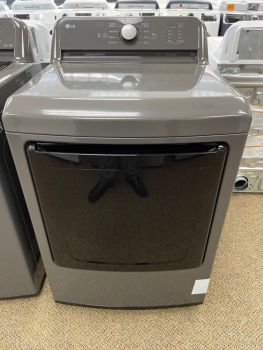 LG 7.3 Cu Ft Electric Top Control Dryer Monochrome Grey - DLE6100M