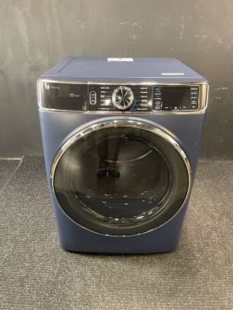 GE Profile 28 Inch 7.8 Cu Ft Electric Front Control Dryer with Steam in Sapphire Blue - PFD87ESPVRS