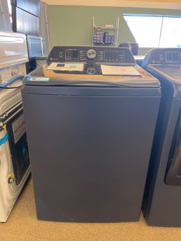 GE Profile 5.4 Cu. Ft. 28" Wide Top Load Washer without Agitator in Sapphire Blue - PTW800BPWRS