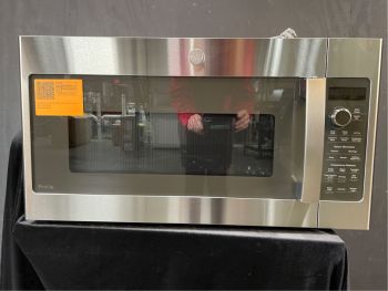 GE Profile 1.7 Cu Ft. 30" wide 950W Over the Range Convection Microwave in Stainless Steel - PVM9179SRSS
