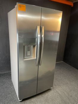 Frigidaire Gallery 22.3 Cu Ft 32.75" Wide Side by Side Refrigerator in PrintProof Stainless - GRSS2352AFC