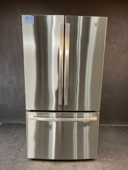 GE 27 cu ft French Door Non-Dispenser 36 inch Print Proof Stainless - GNE27JYMFSC