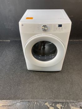 GE 28 Inch 7.8 Cu Ft Gas Front Control Dryer in White - GFD35GSSYWWC