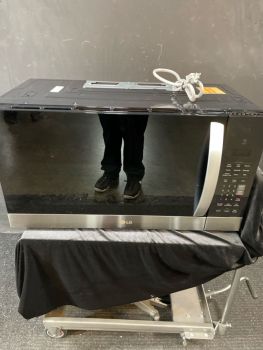 LG 1.7 Cu Ft. Capacity 30" wide 1000W Over the Range Microwave in PrintProof Stainless - MVEM1721F