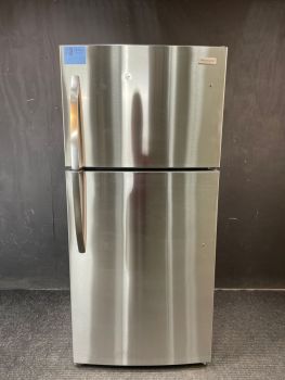 Frigidaire Top Freezer Refrigerator 30" Wide 20 Cu Ft. in Stainless; Optional Icemaker IM11700 - FFHT2022ASC
