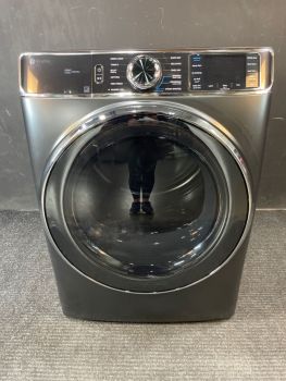 GE Profile 28 Inch 7.8 Cu Ft GAS Front Control Smart Dryer w/ Steam in Carbon Graphite - PFD95GSPWDSC