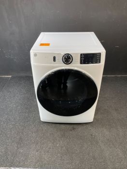 GE 28 Inch 7.8 Cu Ft Electric Front Control Dryer with Sensor in White - GFD55ESSNWWC