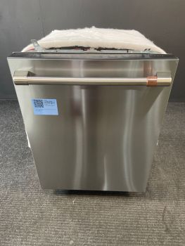 Lavavajillas GE Cafe de 24" y 39 dBA con tercera bandeja y sistema Ultra Dry en acero inoxidable - CDT888P2VS1C