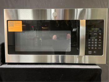 GE 1.6 Cubic Ft. Capacity 30" wide 1000W Over the Range Microwave in Stainless Steel - JVM3160RFSSC