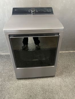 LG 7.3 Cu Ft Top Control Electric Dryer with Sensor in Matte Black - DLE8400BEC