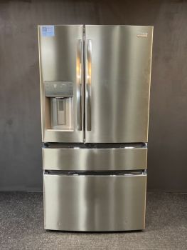 Refrigerador Frigidaire Gallery de 26.3 pies cúbicos, de acero inoxidable resistente a las manchas, con 4 puertas estilo francés - GRMS2773AF