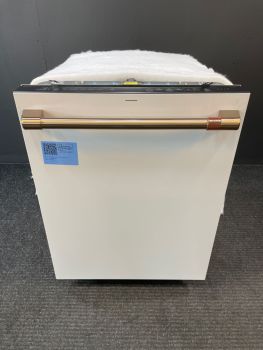 Lavavajillas GE Cafe de 61 cm con tercera bandeja en blanco mate - CDT858P4VW2C