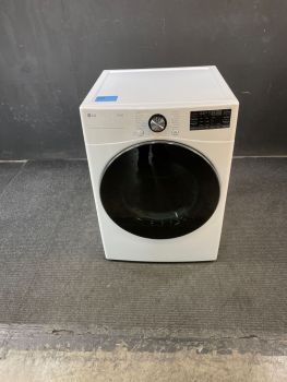 LG 7.4 Cu Ft Front Control Electric Dryer with Sensor and Steam in White - DLEX4200WC